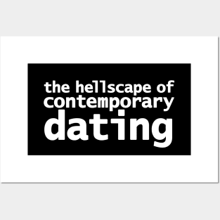 Funny Dating Typography Graphic Posters and Art